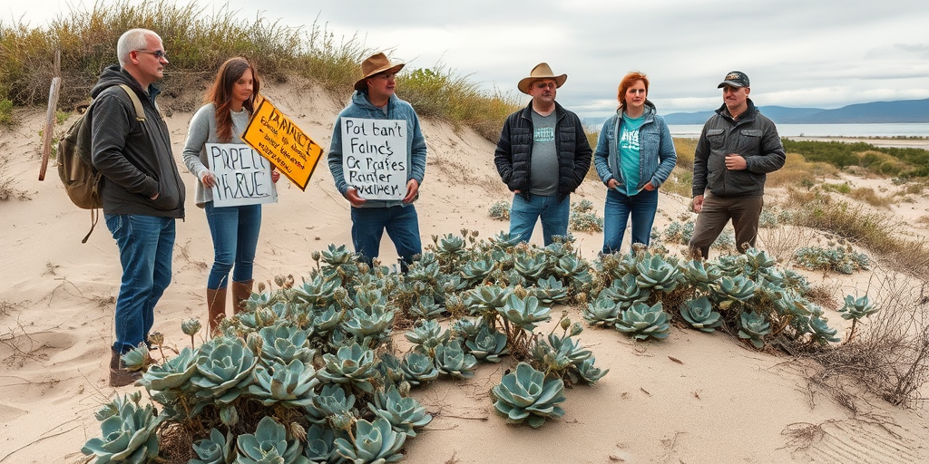 "Legal Battle to Save Gray Cat’s Eye: A Rare Flower at Risk on Columbia Dunes"
