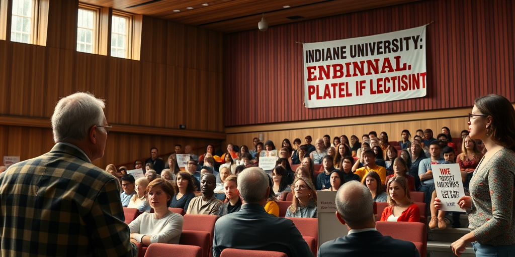 "IU Lecturer's Classroom Removal Sparks Debate Over Academic Freedom and Diversity"